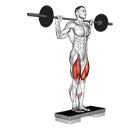 Animación de barbell rear lunge v. 2