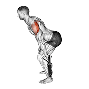 Animación de barbell skier