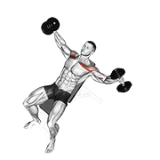 Animación de dumbbell incline breeding