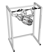 Animación de hanging straight twisting leg hip raise