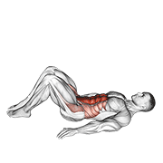 Animación de hip raise (bent knee)