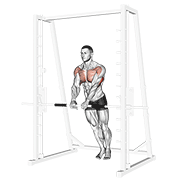 Animación de incline close-grip push-up