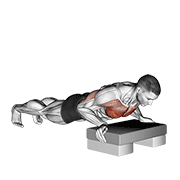 Animación de incline push-up