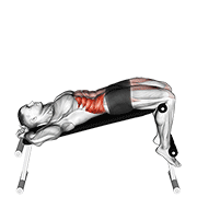 Animación de incline twisting sit-up