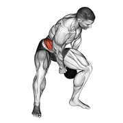 Animación de kettlebell figure 8