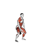 Animación de kettlebell one arm clean and jerk