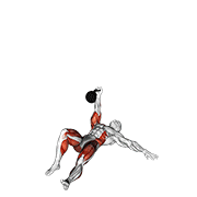 Animación de kettlebell turkish get up (squat style)