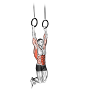 Animación de kipping muscle up