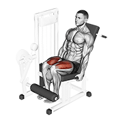 Animación de lever leg extension
