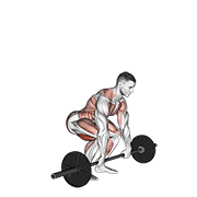 Animación de power clean