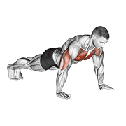 Animación de push-up