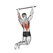 Animación de rear pull-up
