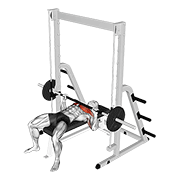 Animación de smith bench press