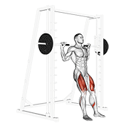 Animación de smith chair squat