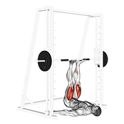Animación de smith leg press