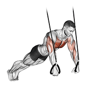 Animación de suspended push-up