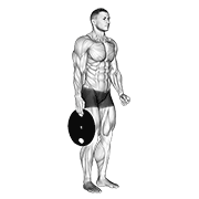 Animación de weighted standing hand squeeze