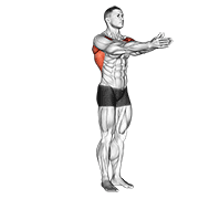 Animación de dynamic chest stretch (male)