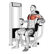 Animación de machine inner chest press