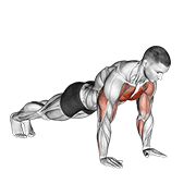Animación de plyo push up