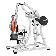 Animación de lever one arm lateral wide pulldown