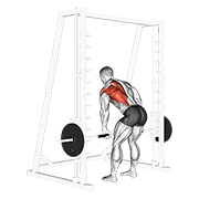 Animación de smith one arm row