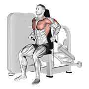 Animación de lever seated dip