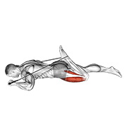 Animación de intermediate hip flexor and quad stretch