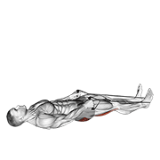 Animación de reclining big toe pose with rope