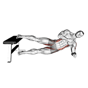 Animación de side plank hip adduction