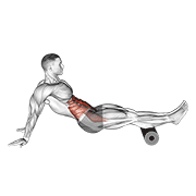 Animación de roller reverse crunch