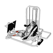 Animación de lever seated calf press