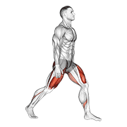Animación de split squats