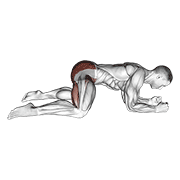 Animación de rocking frog stretch
