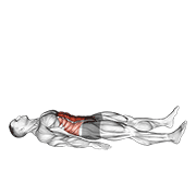 Animación de half sit-up (male)