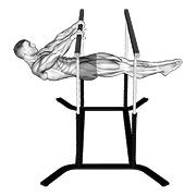 Animación de front lever
