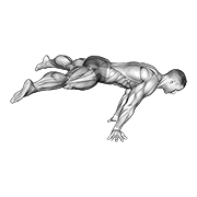 Animación de straddle planche