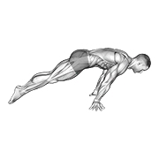 Animación de lean planche