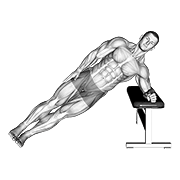 Animación de bodyweight incline side plank