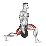 Animación de weighted stretch lunge