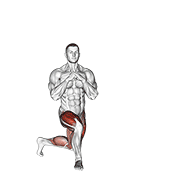 Animación de curtsey squat